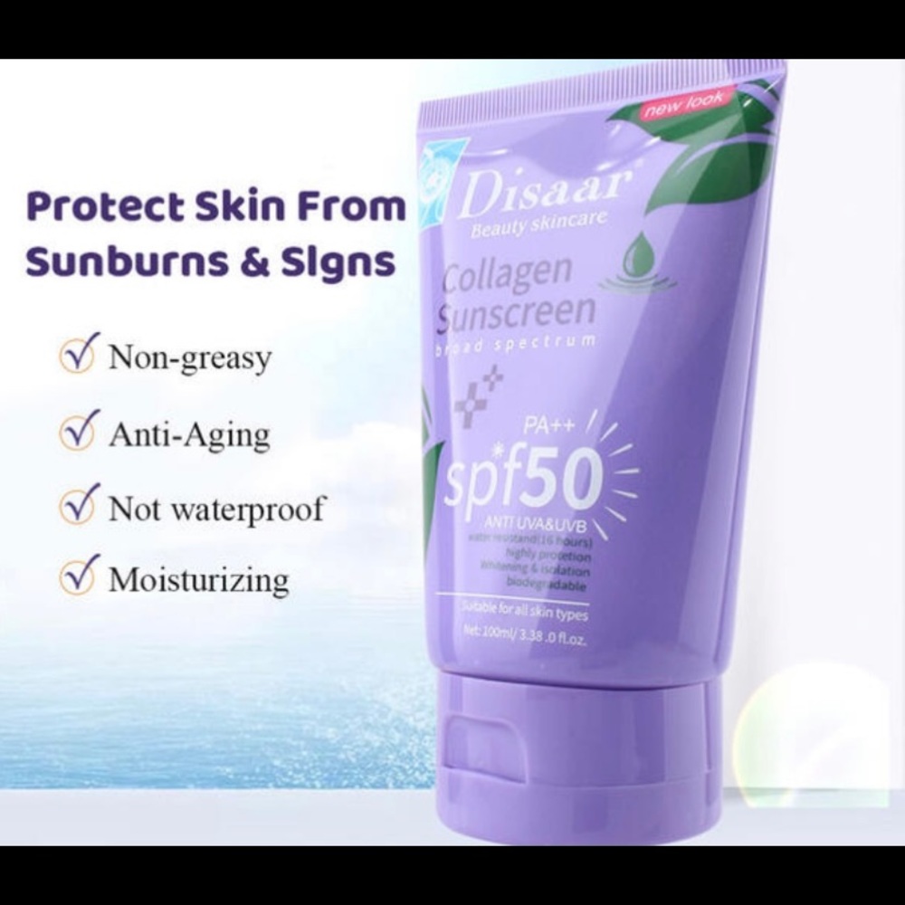 Disaar Collagen Sunscreen Broad Spectrum PA+SPF50